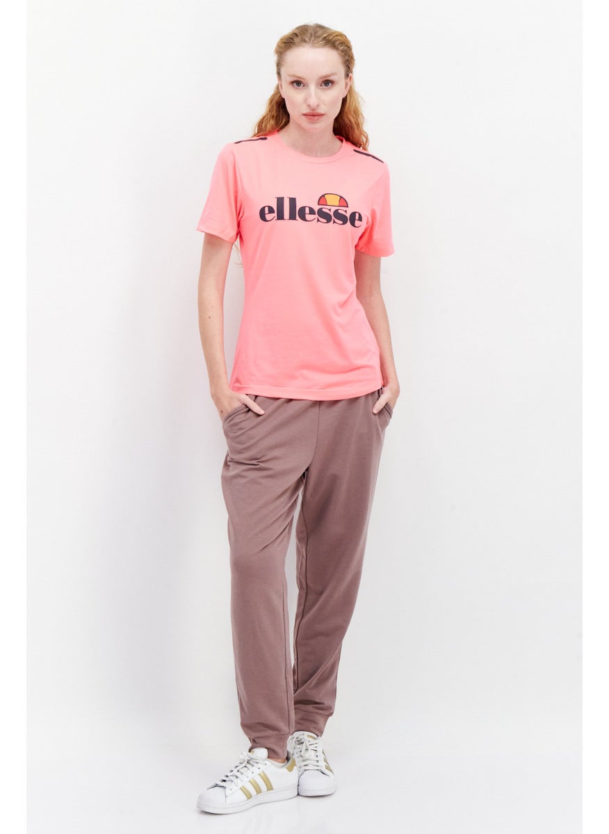 Ellesse Women Sportswear Fit Short Sleeve Training T-Shirt,  Neo Pink  - Image 4