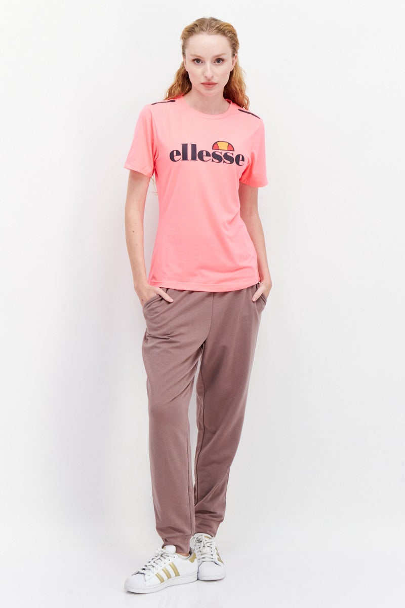 Ellesse Women Sportswear Fit Short Sleeve Training T-Shirt,  Neo Pink - Image 4