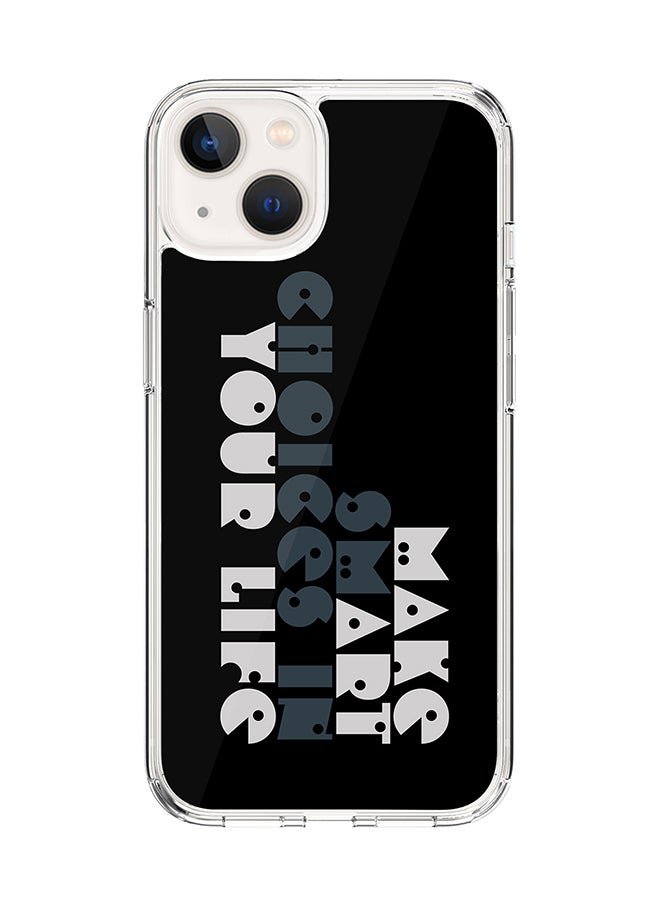 Stylizedd Classic Clear Case for Apple iPhone 15 Hybrid Soft Case Flexible Edges Anti Drop TPU PC Gel Thin Transparent Cover [ Designed for Apple iPhone 15 ] - Make Art Your Life Full Print  - Image 1