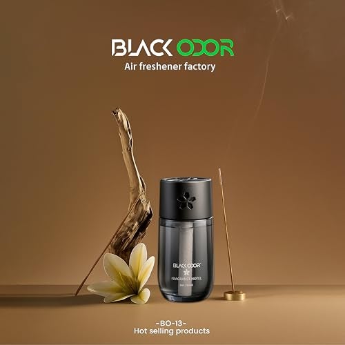OBEROI'S TRADERS Black Odor Reed Diffuser 160ml | Luxury 5-Star Hotel Fragrance | Home, Bedroom & Car Air Freshener (BO-13) - Image 3