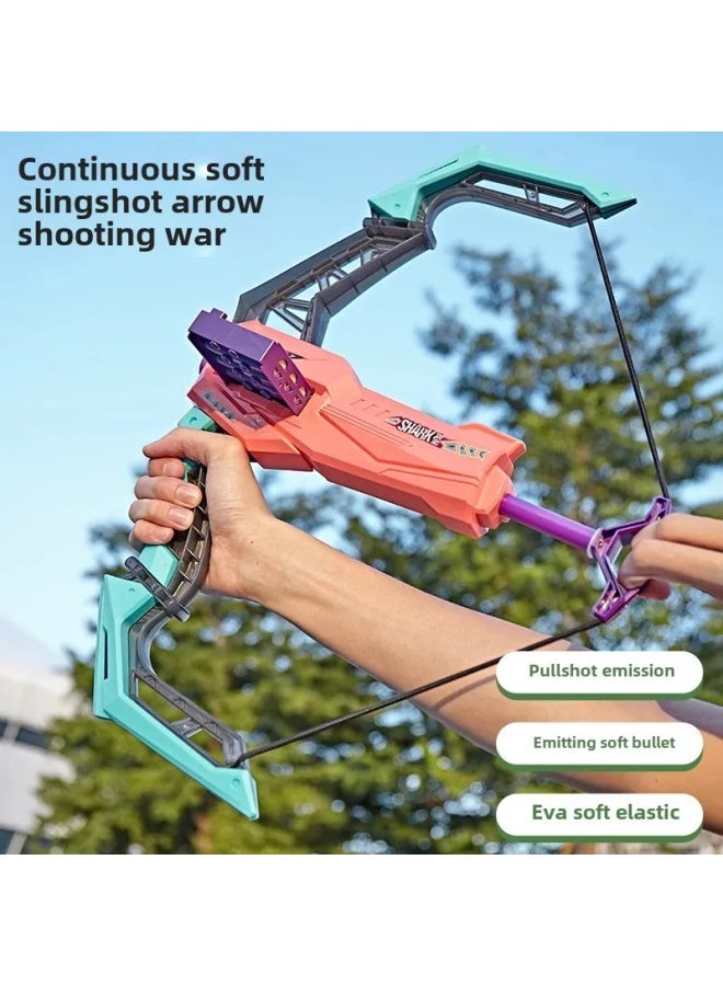 Interactive Children's Arrow Toy Bow And Arrow Outdoor Sports Casual Parent-Child Bonding Shooting Bow For Kids-Color:9821.9822 Arrow - Image 5