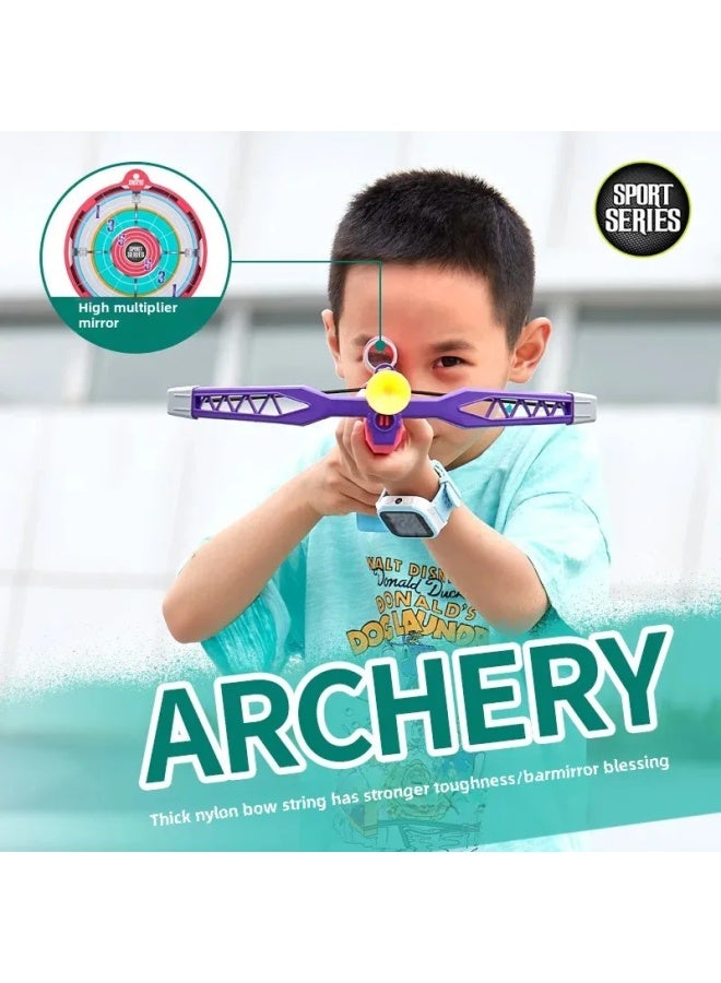 Interactive Children's Arrow Toy Bow And Arrow Outdoor Sports Casual Parent-Child Bonding Shooting Bow For Kids-Color:9821.9822 Arrow - Image 3