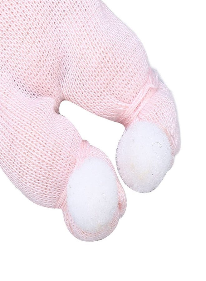 KIMISS Dollhouse Porcelain 1:12 Scale Mini Pink Sweater Dollhouse Miniature Newborn Figure - Image 5