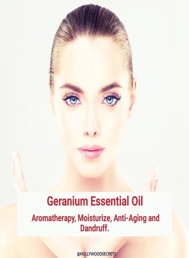 Hollywood Secrets Pure Geranium Essential Oil Therapeutic Grade 50ml - Image 5