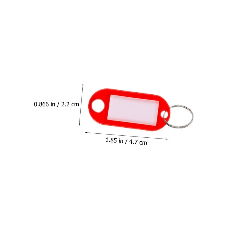 200 Pcs Colorful Key Tags with Window and Cover Multi Use Key Labels for Easy Color Coding - Image 4