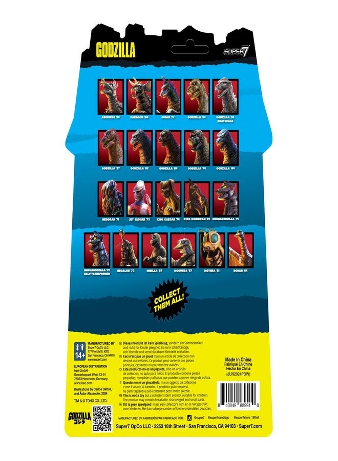 Super7 Toho Hedorah '71 (Clear Green) Reaction Figure - 3.75" Toho Godzilla Action Figure Classic Monster Movie Collectibles and Retro Toys - Image 5