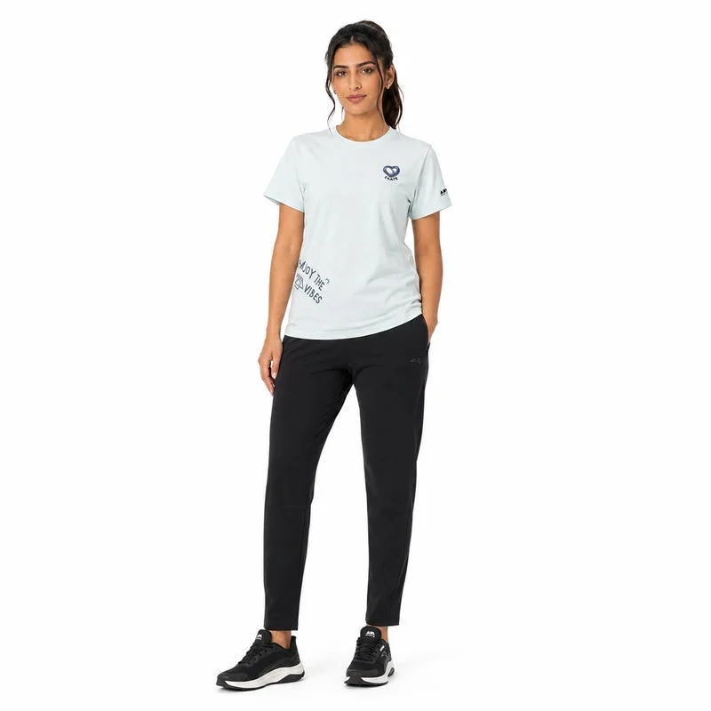 Anta blue Diary of Skater Short-Sleeve T-Shirt for Women | Best Price UAE