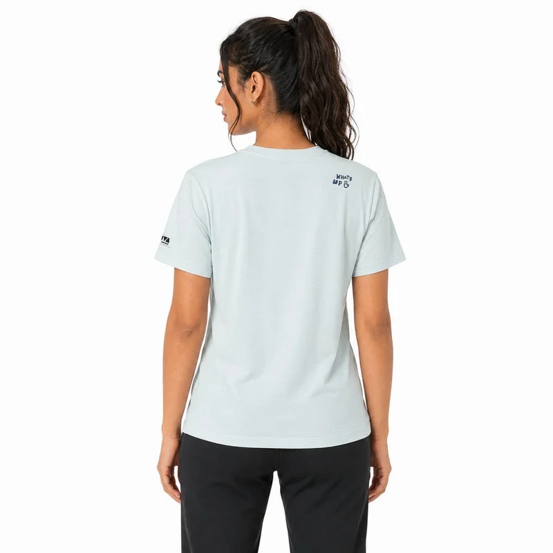 Anta blue Diary of Skater Short-Sleeve T-Shirt for Women | Best Price UAE