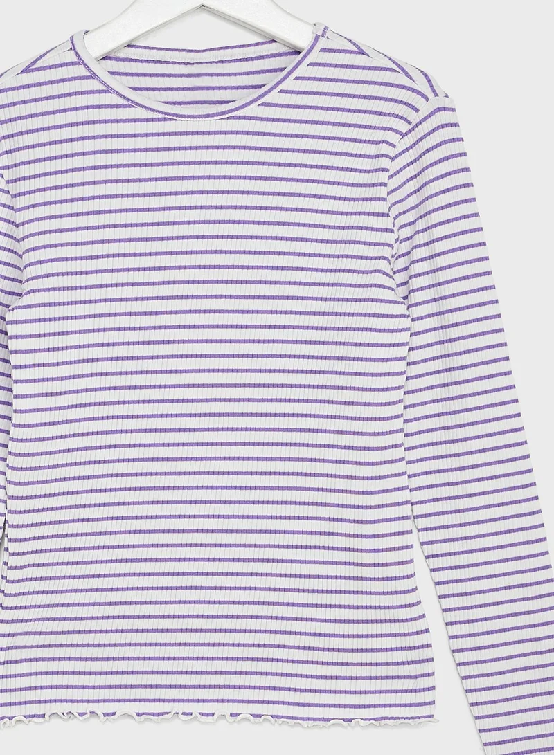 only_kids Kids Striped T-Shirt