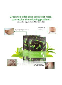 Generic 2-Piece Green Tea Soft Touch Exfoliating Inside Foot Mask  - Image 2
