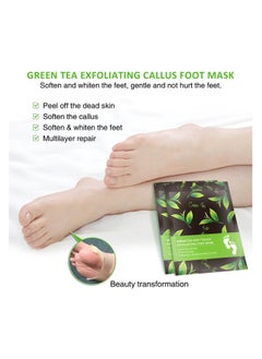 Generic 2-Piece Green Tea Soft Touch Exfoliating Inside Foot Mask  - Image 3