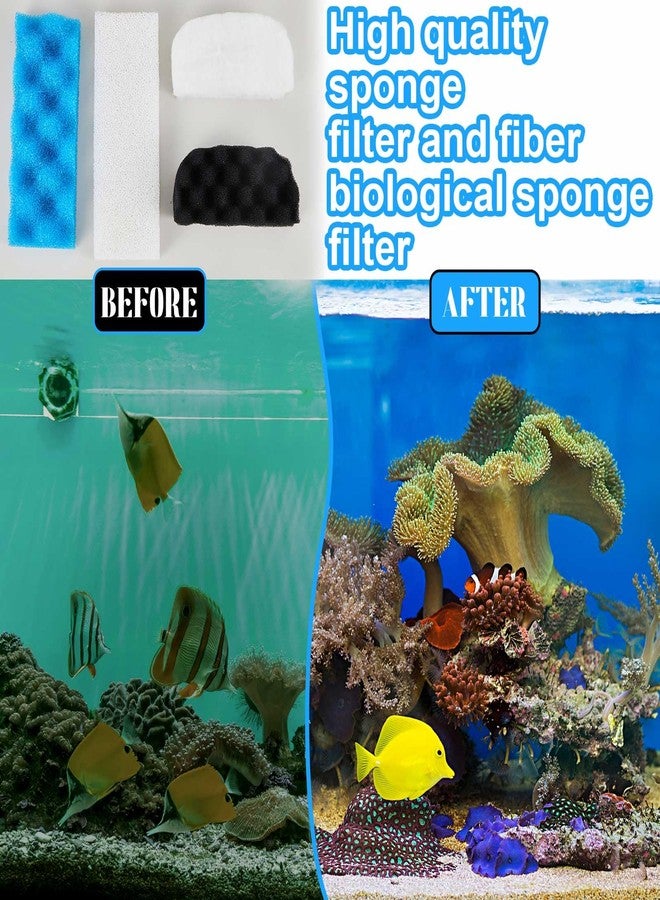 Threlaco 18 Pcs Compatible with Fluval 206/207 Aquarium Filters Sponge Set, Including Foam Pad, Quick-clear Water Polishing Pad, Foam Max, for Replacement Filter Media (compatible with Fluval 206/207) - Image 3