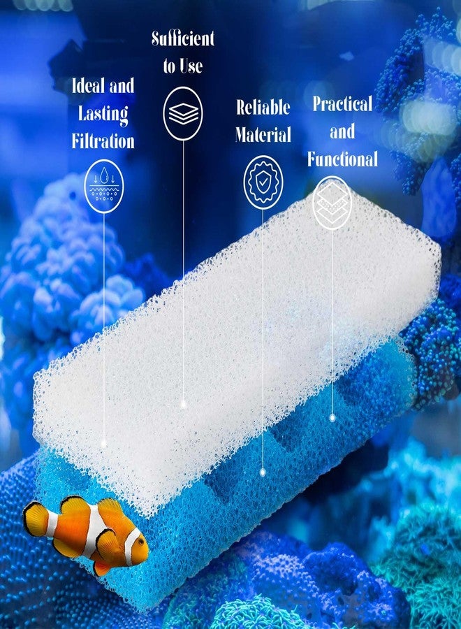 Threlaco 18 Pcs Compatible with Fluval 206/207 Aquarium Filters Sponge Set, Including Foam Pad, Quick-clear Water Polishing Pad, Foam Max, for Replacement Filter Media (compatible with Fluval 206/207) - Image 5