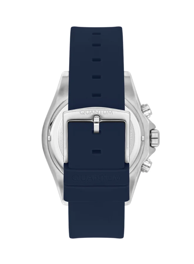 Quantum Men's Silicone Chronograph Watch PWG1099.399 - 44 mm