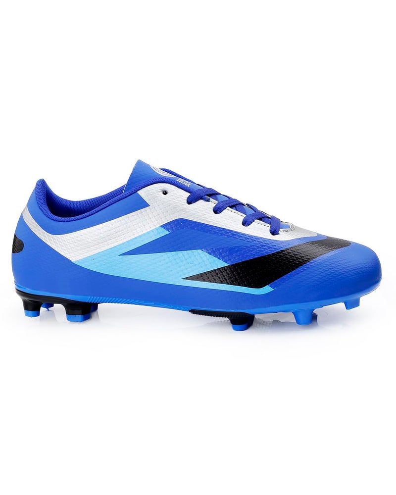 Bacca Bucci “Strike X” Firm Ground Football Shoes | Lightweight Soccer Cleats with High-Traction Studs Hyped Blue UK 10 - Image 5