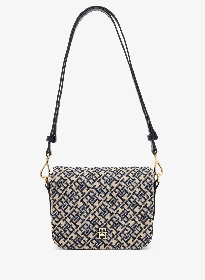 Logo Flap Crossbody Bag
