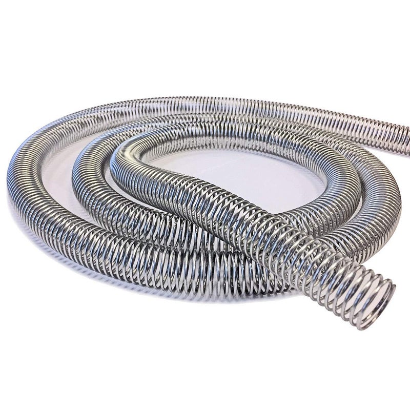 Electriduct Electriduct 1/4" Steel Spring Guard Flexible Pipe Hose Protector Metal Spiral Wrap Armor Cover - 7mm - 10 Feet  - Image 2