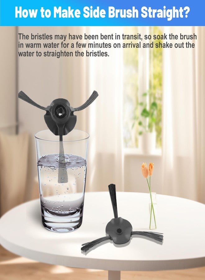 فرشاة جانبية بديلة لفرشاة مكنسة شارك ماتريكس الروبوتية RV2310، RV2310AE، AV2310، AV2310AE، RV2300، RV2300S، RV2320S، UR2350AE - عبوة من 4 قطع - Image 5