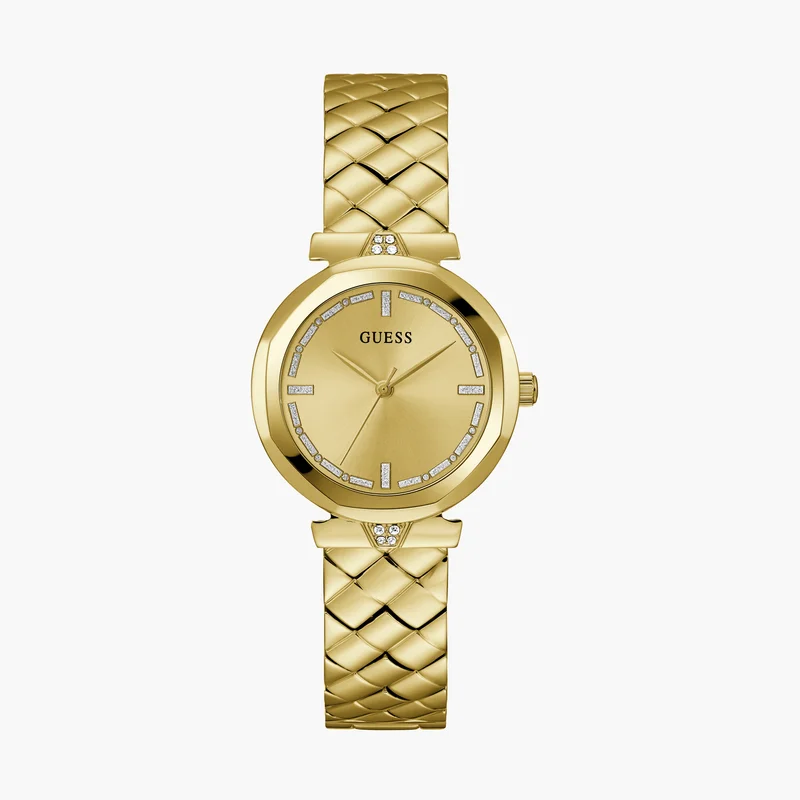 جس Gold Analog Watch for Women