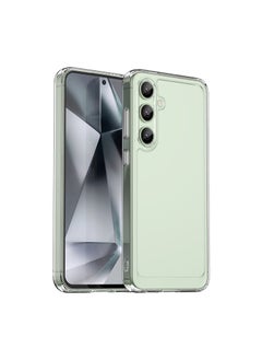 Soft Clear Flexible TPU Phone Cases, Shockproof Transparent Bumper Cover Slim Thin Phone Case for Samsung S24 FE Clear