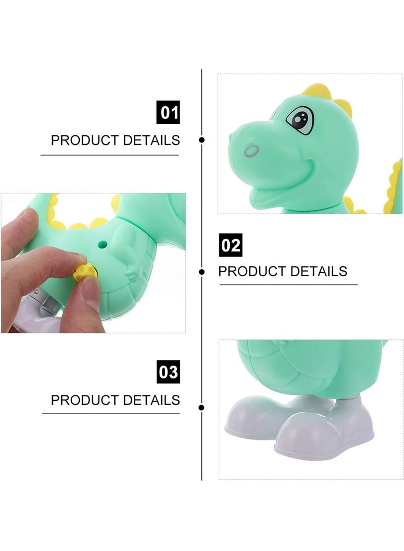 حيوان ألعاب الرياح ألعاب ديناصور ديناصور بطة بطة ديناصور ديناصور ألعاب مزرعة تمثال حيوان مزرعة للأطفال الصغار هدايا حفلات أعياد الميلاد (لون عشوائي) 4 قطع - Image 3