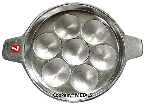 CHILLATAI Appam Patra/Paniyaram Pan/Paniyara kallu 7 Cavity Aluminium - Image 1
