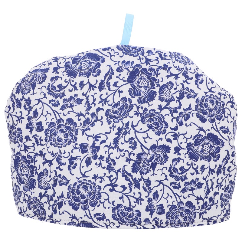 Tea Cozy For Teapot Cotton Cloth Kitchen Use Temperature Retention Blue Custom Fit 1Pack - Image 1