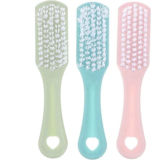 Healifty Healifty 3pcs Clean Brush PP Soft Bristles Wash Clothes Shoes Brush Home Laundry Houseware Cleaning Tool (Blue, Green,  - Image 1