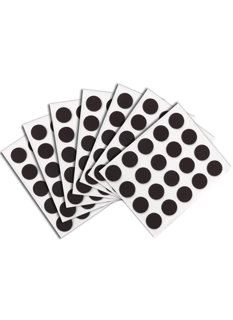 Generic 140 Pcs Round Magnets with Adhesive Backing Flexible Self Adhesive Magnets for Crafts Small Sticky Magnetic Dots for Hanging Light Objects DIY School Office Home  - Image 1