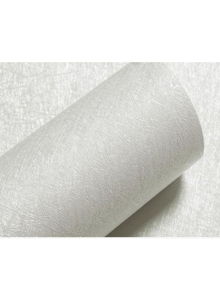 Anna 40cm*3m Waterproof Moisture-Proof Self-Adhesive Linen Fabric Wallpaper for Home and Hotel Bathrooms - Image 1