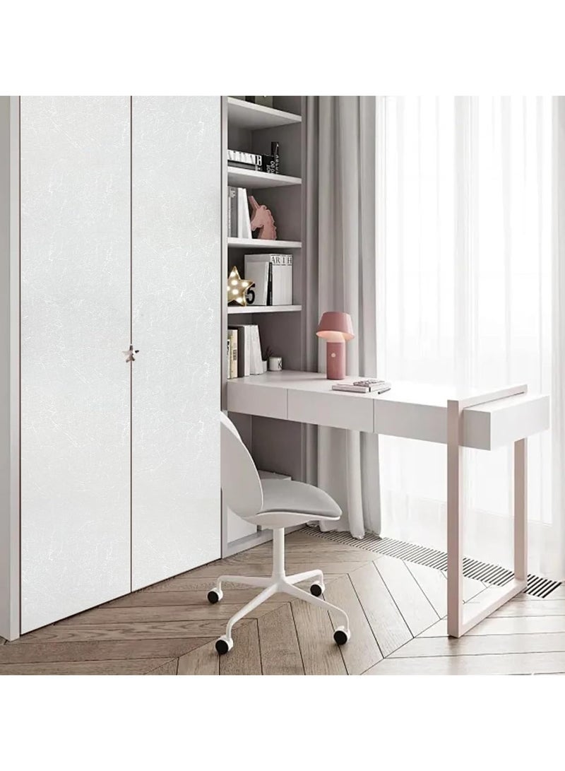 Anna 40cm*3m Waterproof Moisture-Proof Self-Adhesive Linen Fabric Wallpaper for Home and Hotel Bathrooms - Image 2