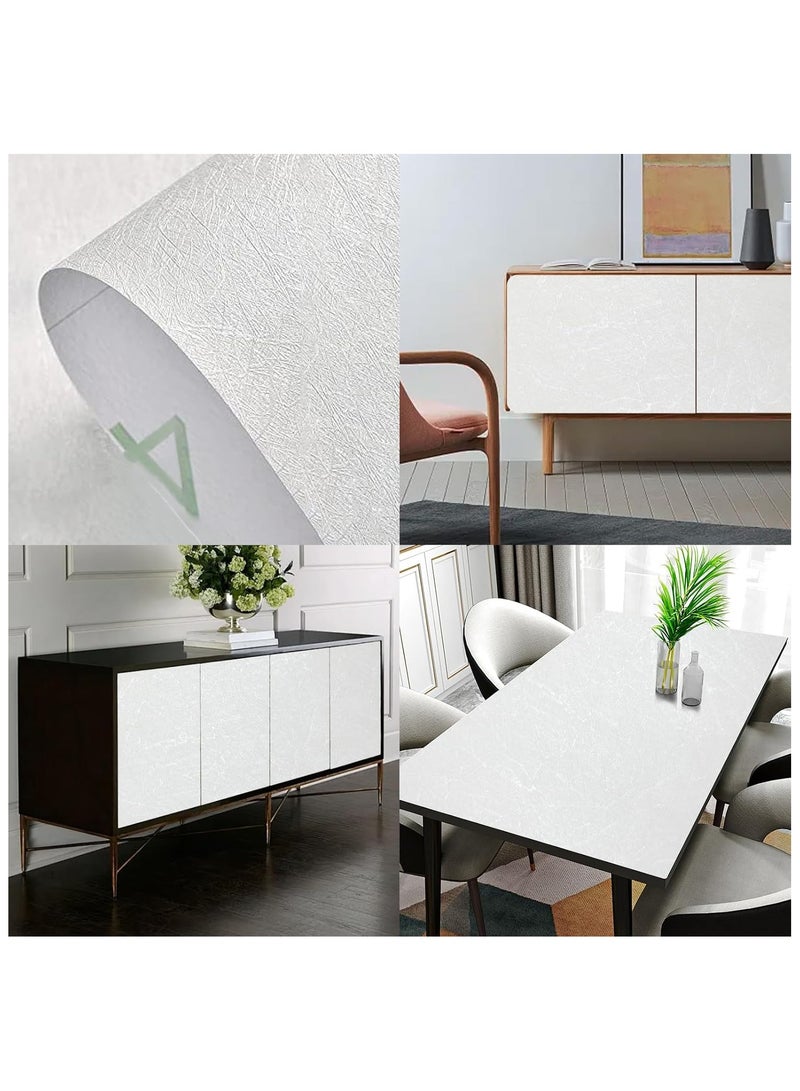 Anna 40cm*3m Waterproof Moisture-Proof Self-Adhesive Linen Fabric Wallpaper for Home and Hotel Bathrooms - Image 3