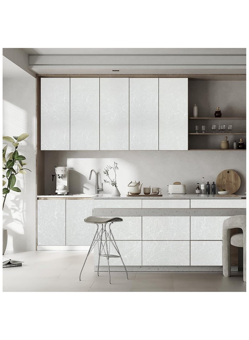 Anna 40cm*3m Waterproof Moisture-Proof Self-Adhesive Linen Fabric Wallpaper for Home and Hotel Bathrooms - Image 4