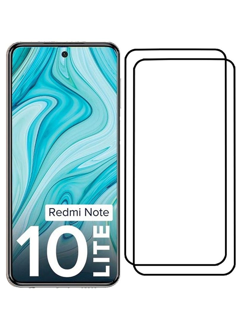 CATANES 2 Pack For Xiaomi Redmi Note 10 Lite Screen Protector Tempered Glass Full Glue Back - Image 2