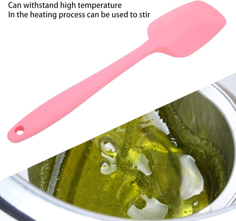 كلاراكو ملاعق شمع غير لاصقة، ملعقة شمع سيليكون، أداة تقليب وتطبيق شمع قابلة لإعادة الاستخدام، أعواد شمع متعددة الوظائف للاستخدام في الصالونات والمنزل - Image 4