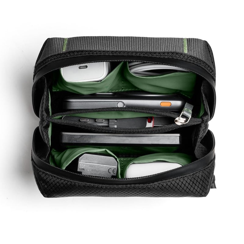 Daily Objects DailyObjects Vault Tech Kit Organiser for Canon EOS R50V | Compact Travel Case for Camera Cables, Chargers, Memory Cards & Accessories | Durable & Stylish Storage Pouch - Image 4