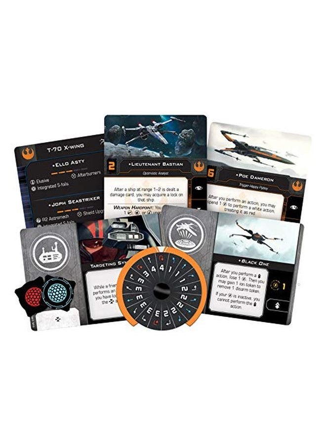 Fantasy Flight Games - Star Wars Xwing 2Nd Edition Miniatures Game T70 Xwing Expansion Pack ; Strategy Game For Adults And Teens ; Ages 14+ ; 2 Players ; Average Playtime 45 Minutes ; Made By Atomic Mass Games - Image 1