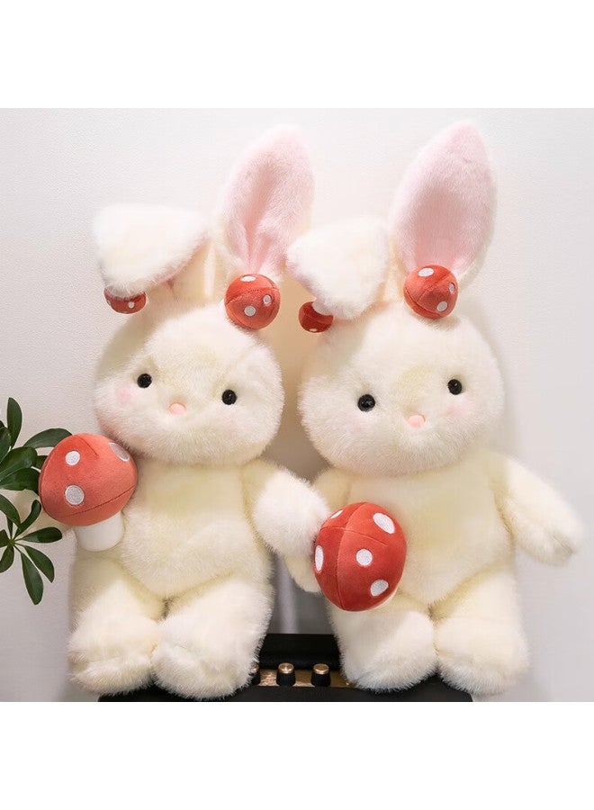 Weltston Plush Toy Doll Stuffed Animal Comforting Pillow Birthday Gift For Girls, Little White Rabbit Stuffed Animal - Image 2