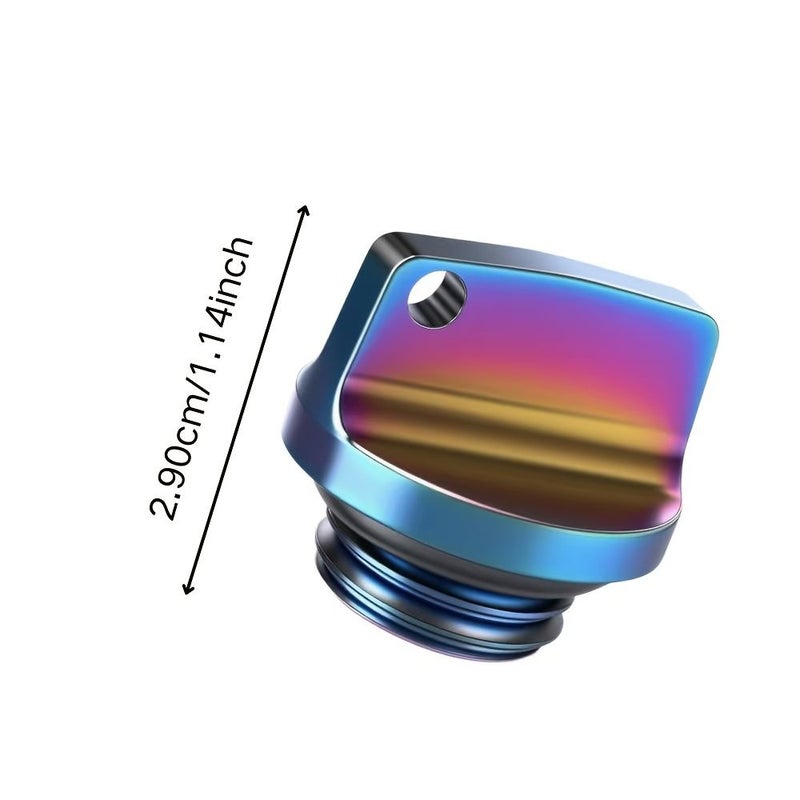 Orange CNC Engine Oil Filler Screw Plug Motorcycle M20x2.5 Crankcase Cap - Image 5