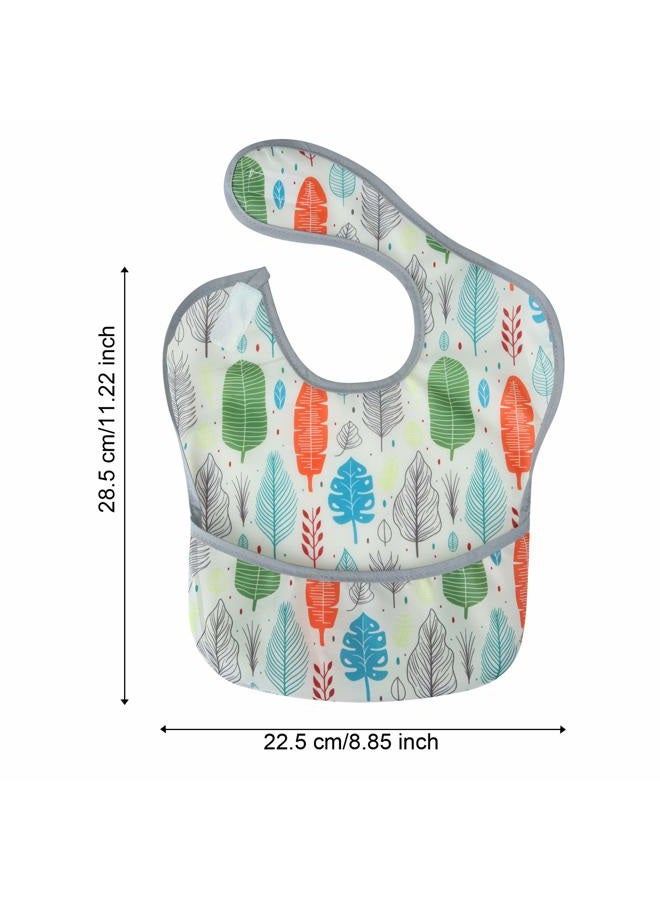 PandaEar 3 Pack Super Light Weight Baby Bib, Waterproof, Washable, Stain Oil and Odor Resistant 12-48 Months - Image 2