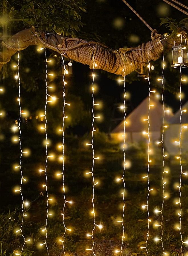 LED String Lights for Bedroom, Waterproof 100 Yellow LED Fairy Lights, String Lights for Indoor Outdoor Use, Fairy String Lights 8 Modes, String LED Lights for Event Lighting and Decor - Image 1