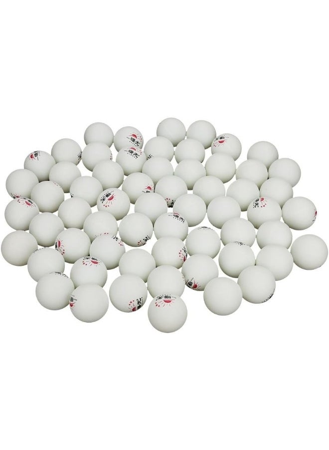 BPA - Souqoon Bpa® Ping Pong Ball, Premium Standard Training Balls Table Tennis Balls Bucket Table Tennis For Beginners Competition 60 Pcs(White) - Image 1
