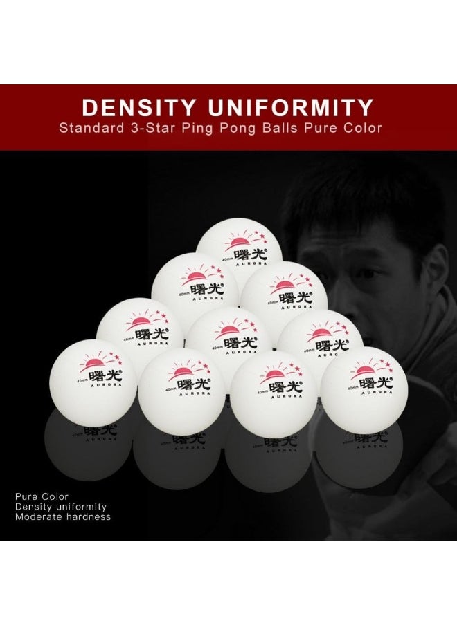 BPA - Souqoon Bpa® Ping Pong Ball, Premium Standard Training Balls Table Tennis Balls Bucket Table Tennis For Beginners Competition 60 Pcs(White) - Image 1