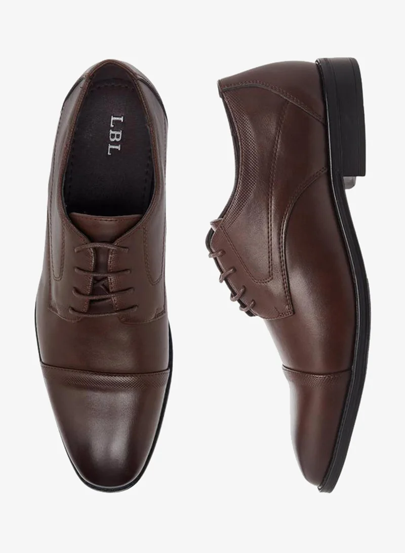 Men Lace-Up Derby Shoes