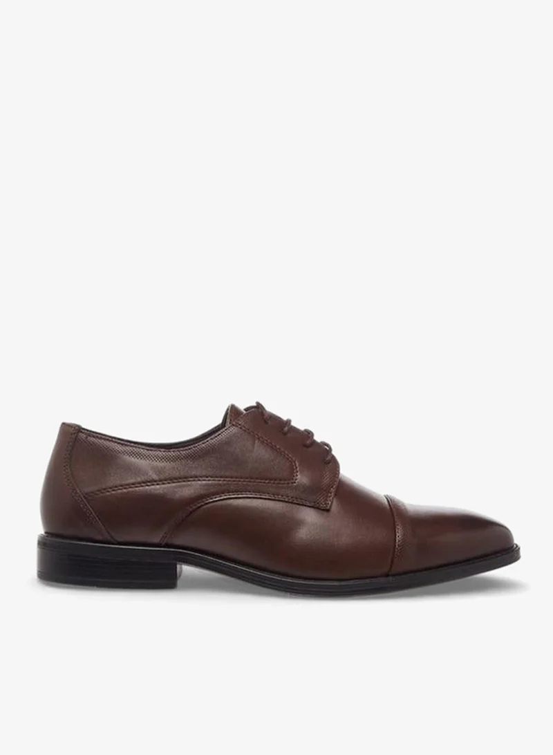 LBL by Shoexpress BROWN Men Lace-Up Derby Shoes for Men | Best Price UAE