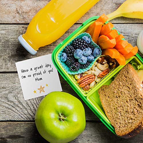 Canopy Street Kids Affirmation Lunch Box Notes / 3.5" x 3.5" Square Motivational School Lunch Box Cards / 60 Encouraging Classroom Reward Mini Notes - Image 5