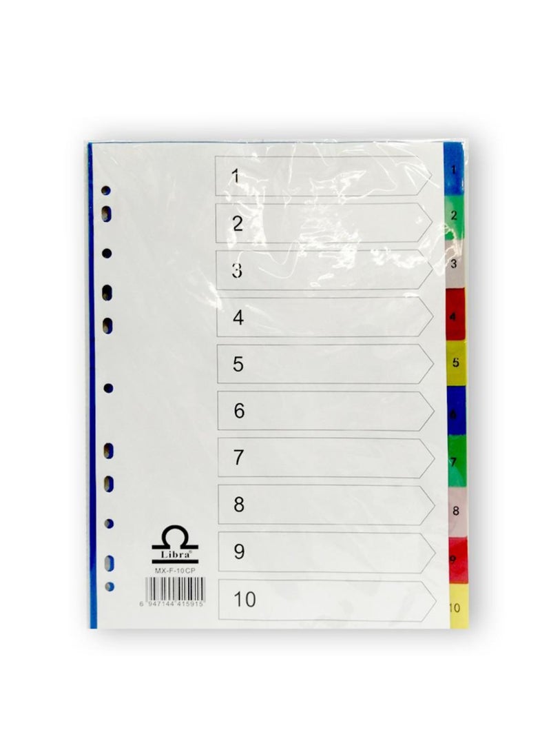 Libra Divider 5-Piece A4 Paper Divider Multicolour - Image 2