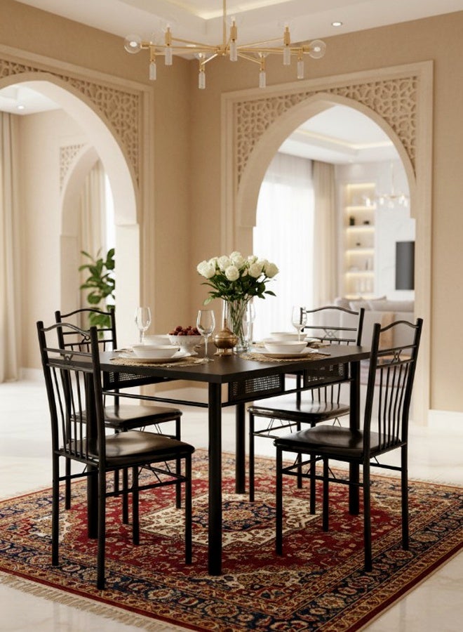 طقم طاولة طعام مع 4 كراسي - Image 5