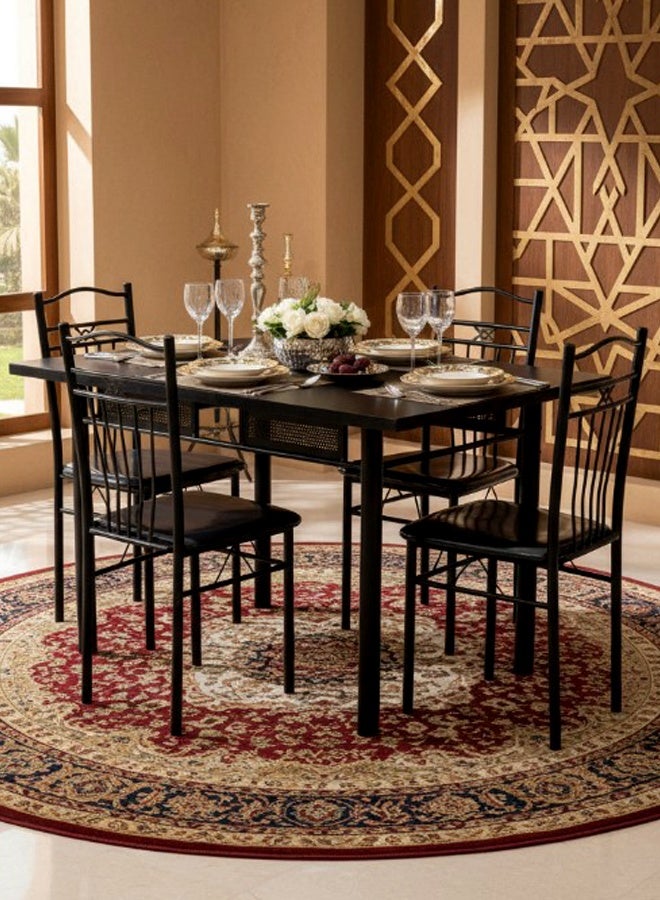 طقم طاولة طعام مع 4 كراسي - Image 1