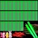 Lewtemi 100 Pack 4 or 6 Bright Glow Sticks Bulk Glow in the Dark Party Supplies Birthday and Holidays 6 InchGreen - Image 2